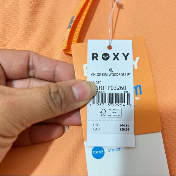 Roxy Chloe Kim Wood Rose Technical Snow Pant Size XL NWT - Picture 5 of 16